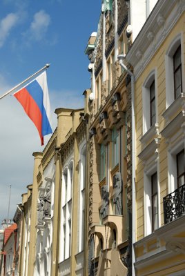 Pikk tnav, across from Russian Embassy