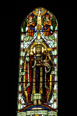 Stained glass window, St. Marys Cathedral, Kuala Lumpur