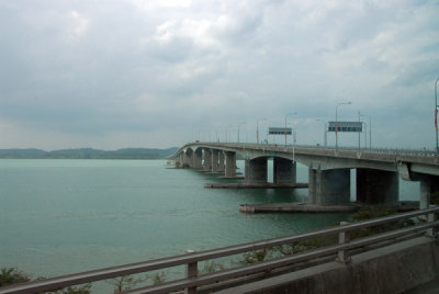 Causeway from Singapore to Malaysia