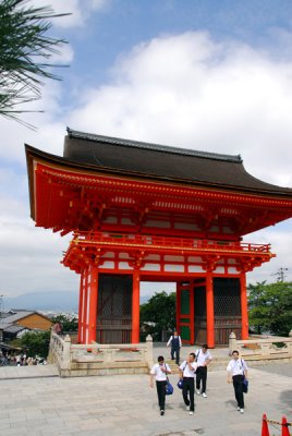 Kiyomizu-dera - also called Ro-Mon (Tower or Red Gate)
