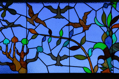 Stained glass, Worlds Unknown Soldier memorial, Kyoto