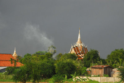 Temple on the outskirts of Phnom Penh
