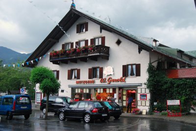 After the storm, Oberammergau - Metzgerei W. Gerold