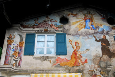 Lftlmalerei - Sancte Maximiliane, Am Kurpark 18, Garmisch