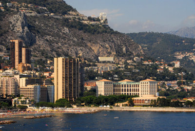 The eastern end of Monaco seen from the Casino terrace