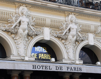 Hotel de Paris, Monaco, next to the casino