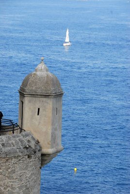Old fortifications overlooking the sea Monaco