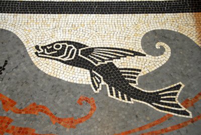 Mosaic floor of the Monaco Oceanographic Museum