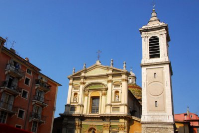 Cathdrale Sainte-Rparate, patron saint of Nice, Place Rossetti