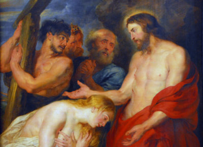Peter Paul Rubens - Christ and the repentant sinner - Christus und die reuigen Snder