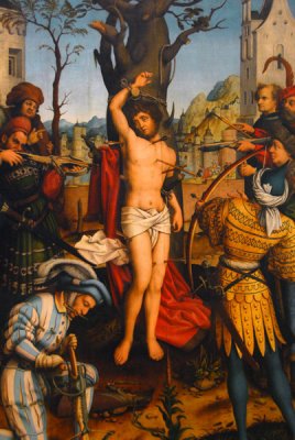 Hans Holbein the Elder (1465-1524) Martyrdom of St. Sebastian - Martyrium des Hl. Sebastian