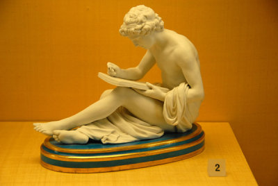 Le Philosophe et LEtude, 1783, after model by Louis-Simon Boizot