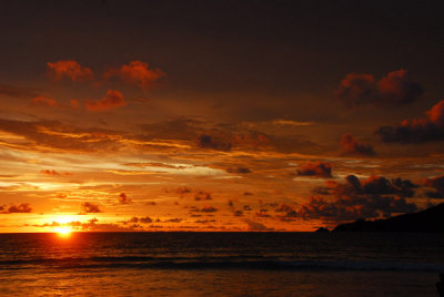 Phuket sunset, Patong Beach
