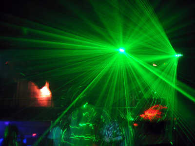 Patong nightlife - laser show