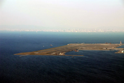 The new western runway under construction at Kansai International Airport (RJBB/KIX) Japan