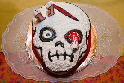 Belated birthday cake for Enzo