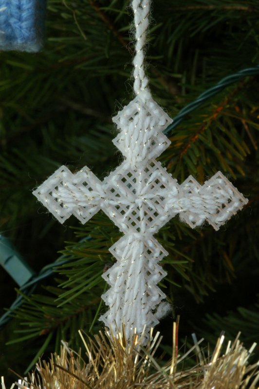 Plastic canvas Cross