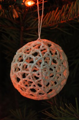 Crocheted Snowball