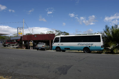 Our bus at rest stop