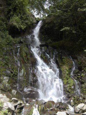 The Soledad Stream waterfalls