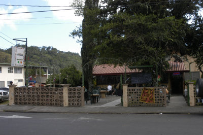 Outdoor restaurant in Boquete