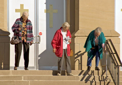 three leaving