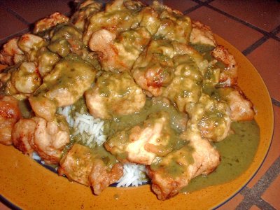 thai style chicken nuggets