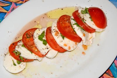 tomatoes and mozzarella