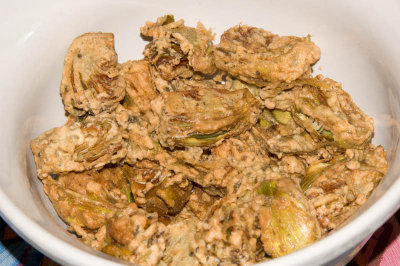 fried artichokes