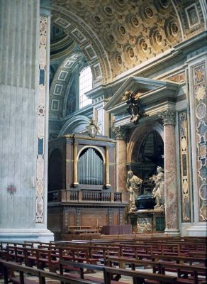 Vatican - Chapel Organ in St. Peters