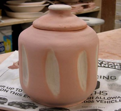 Jar #1 - Glaze Applied