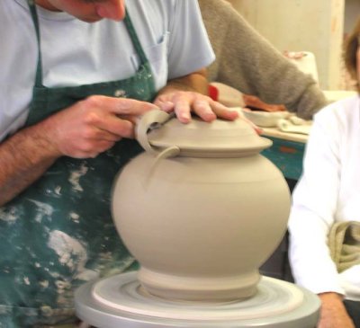 Shaping Top of Lid