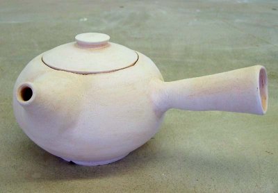 Teapot #2 - Bisque Fired