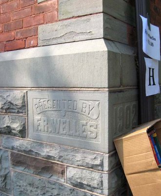 Library Cornerstone