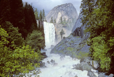 Vernal Falls ithink Yosemite Spring 95 Mist Trail maybe
