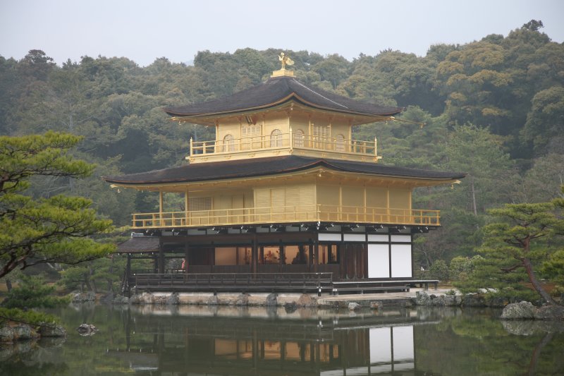 golden pagoda kyoto japan