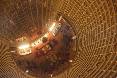 jin mao tower shanghai china hyatt hotel       lobby