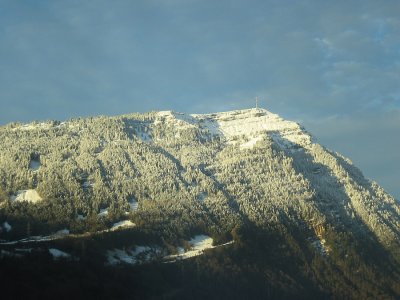 First snow on Rigi