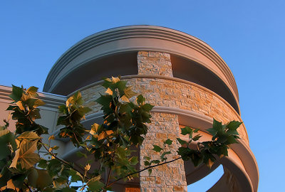 sunset on palazzo's