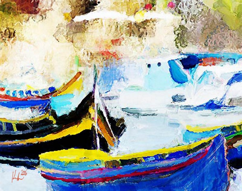 boats 12x9