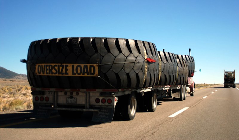 My support team on its way to Bonneville Speedway