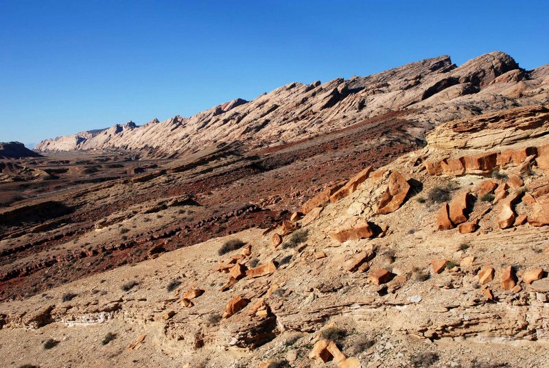 San Rafael Reef, looking south toward Interstate-70