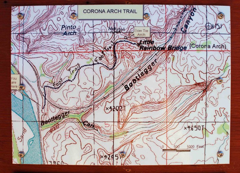 Topographic map of the area