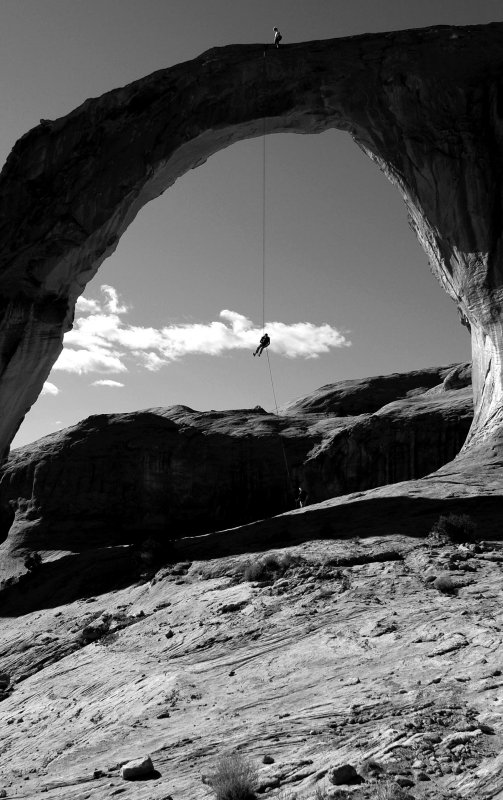 First rappel: silhouette