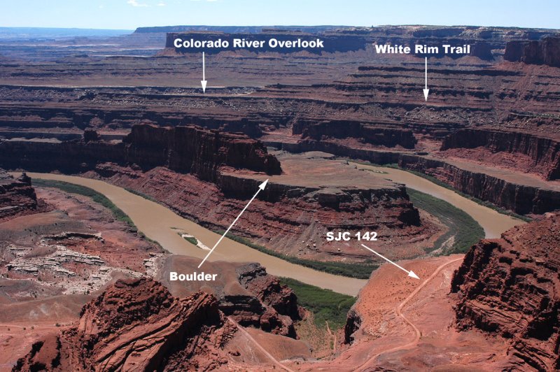 Classic view to the southwest from Dead Horse Point State Park