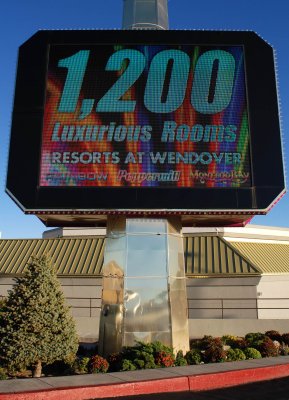 A message that made my day: 1200 luxurious rooms in Wendover