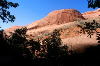 Sandstone hump, framed