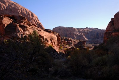 Canyon in the morning light