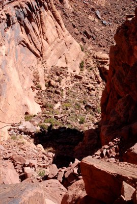 Looking down at Jackson's Ladder