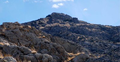 Cobb Peak's summit as seen during the descent